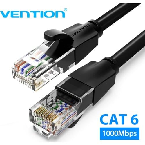 Vention Ethernet Cable Cat6 Lan Cable UTP CAT 6 RJ 45 Network Cable 1m/2m/3m/5m Patch Cord for Laptop Router RJ45 Network Cable