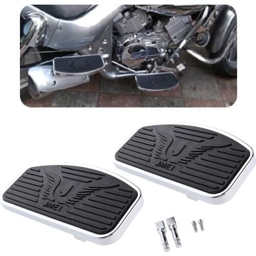 Motorcycle Billet MX Wide Foot Peg Pedal Rest Footpeg For Honda VTX 1300/1800 Boulevard /Intruder 9.4x4.9x0.6″ Moto Accessories