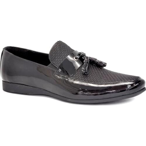 Gedikpasalı Blk 038 Black 2021 Summer Season Men 'S Shoes Genuine Cow Leather Business Elevator Daily Casual Dress Tassel Textile