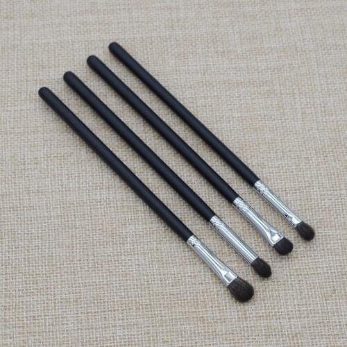 Professional Handmade Makeup Brushes Kit Soft Blue Squirrel Goat Hair Precise Eye Shadow Blending Brush Black Make Up Brush Set