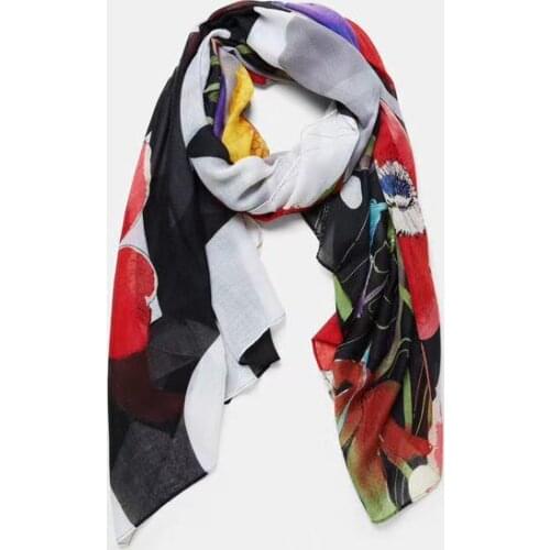Wholesale price 2021 Womens Beach scarf designed by Spanish brand DESIGUAL （23