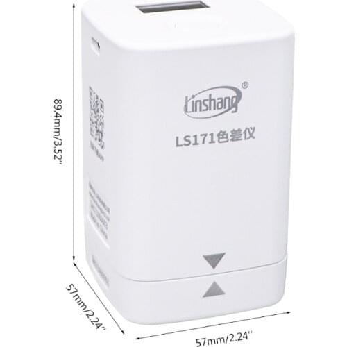 APP Portable Digital Colorimeter Color Difference Meter Color Analyzer 8mm LS171