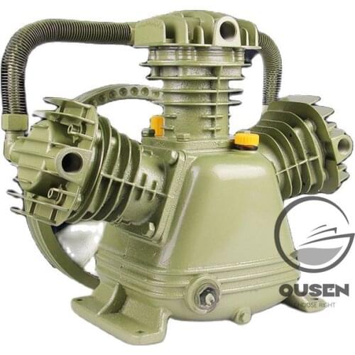 Industrial Piston High Pressure Double Cylinder Three Cylinder Air Compressor Pump Head Air Compressor Head Air Pump Accessories