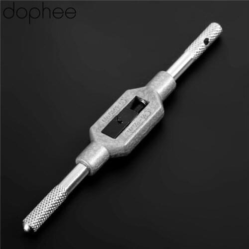 Dophee Adjustable Tap Wrench for 1/16-1/4" M1-M8 Thread American Standard Handle Tap Tapping Reamer Tools for Metalworking