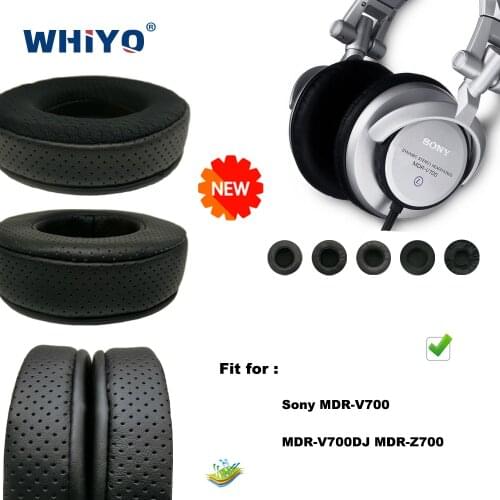 Replacement Ear Pads for Sony MDR V700 V700DJ Z700 V 700 DJ Z Headset Parts Leather Cushion Velvet Earmuff Headset Sleeve Cover