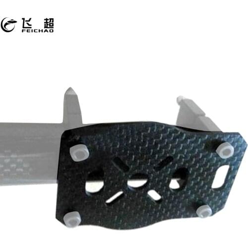 4Pcs FEICHAO 3K Carbon Fiber Tube Clamp Motor Seat Mount Plate for 12mm 16mm 20mm 22mm 25mm 30mm Pipe Arm DIY Quadcopter