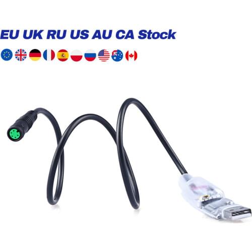 E-bike Bafang USB Programming Cable for BAFANG 8FUN BBS01 250W 350W BBS02 500W 750W BBS03 BBSHD 1000W Mid Drive Motor Kits EBIKE