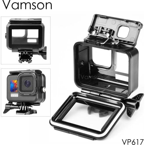 Vamson for GoPro Hero 9 Action Camera 50M Waterproof Case Underwater Protective Cover Diving Housing for Gopro Accessories VP617