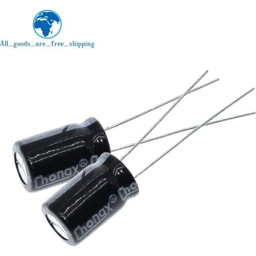 Higt quality 400V4.7UF 8*12mm 4.7UF 400V 8*12 Electrolytic capacitor