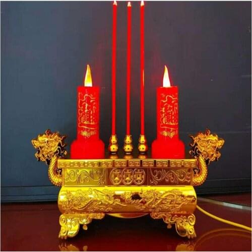 Top-grade hot style incense burner buddhist articles led large luxury electric incense burner lamp statues Home wedding
