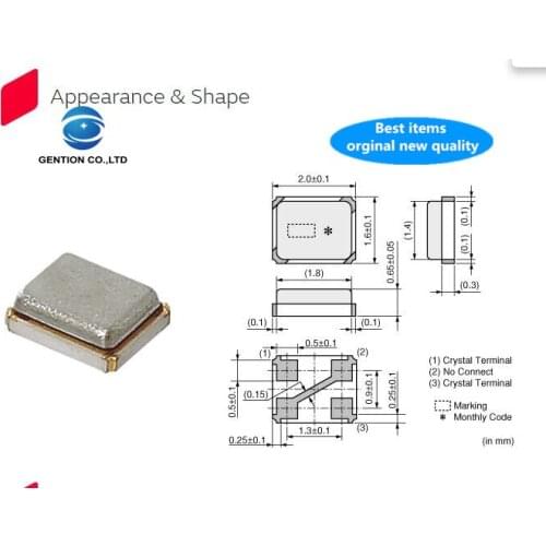 10pcs 100% orginal new 2016 passive SMD crystal oscillator 12M 12MHZ 12.000MHZ CSACM imported resonator