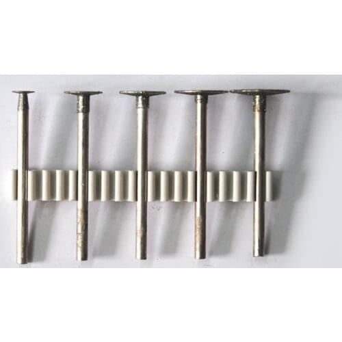 12 pcs 3MM SHK Diamond K file emery Grinding Head Router Bit Mounted Points Drill for polishing machine 6MM-16MM