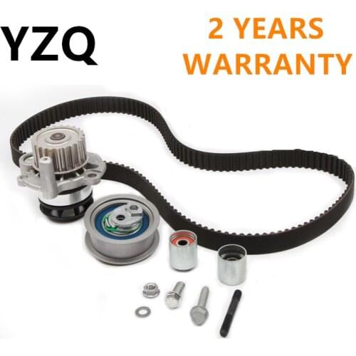 2.0T Engine Timing Belt Tensioner Water Pump Set For Audi A4 A6 TT VW Golf Passat Jetta Scirocco Tiguan 06D109243C 06F198119A