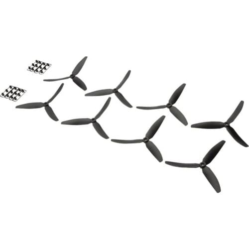 4 Pairs High Performance 5030 5*3 3-Blade Prop CW CCW Nylon Propeller for RC 250 F330 Quadcopter