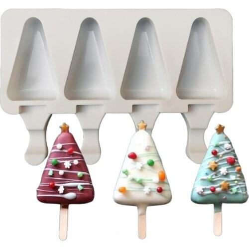 80%HOTIce Cream Mold Flexible DIY Silicone Multi Cavity Household Icicle Mould for Home