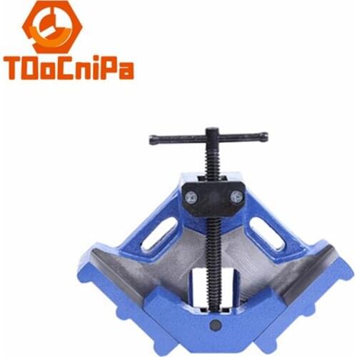 90 Degree right angle clamp welded right angle clip cast iron 4 inch 4.5 inch woodworking frame clip right angle folder tool