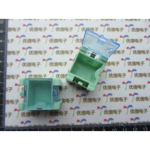 Free shipping electronic tools / electronic components box / parts box / Chip box / can be spliced and disassembly / green