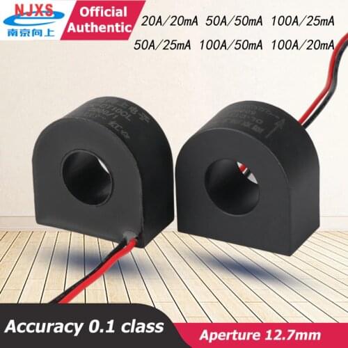 DL-CT10CL-50A/25mA 2000/1 compact Micro Current Transformer 100A/50mA amorphore transformer core AC current sensor 100A/20mA