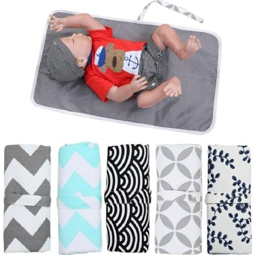 Baby Diaper Changing Mat Infants Travel Portable Nappy Diaper Bag Multifunction Foldable Baby Diaper Pads for Newborn Baby Care