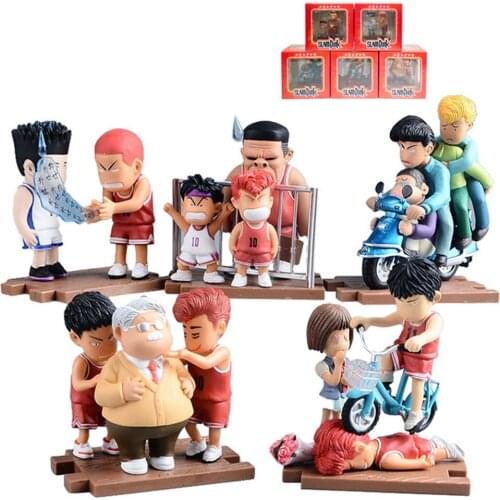 Japanese Anime Slam Dunk Model Figure Action Toys For Girls Boy Car Ornaments Doll Creative Souvenir Adult Kids Decor Xmas Gift