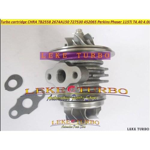 Free Ship Turbo Cartridge CHRA Core TB2558 727530 727530-5003 452065 452065-0003 2674A150 For PERKINS Phaser 4.0L 115Ti T4.40