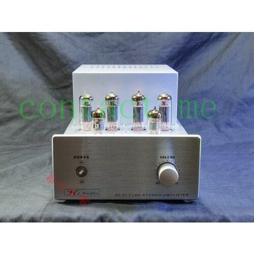 Hot sell amplifier DIY kit. 6F2+FU32 tube push-pull amplifier DIY kit, output power: 10W×2, frequency response: 28HZ-20KHZ
