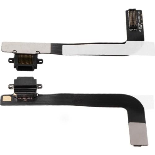 Ribbon Flex Cable Charger Charging Port Dock USB Connector Data Flex Cable Replacement Repair Parts for Apple iPad 4 A1458 A1459