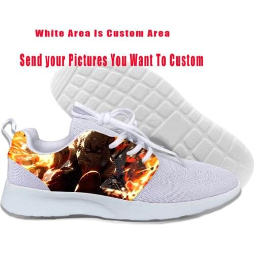 2019 Hot Newest Boku No Hero Academia Cosplay Shoes Man Funny Cartoon My Hero Academia Lightweight-Breathable Custom DIY Shoes