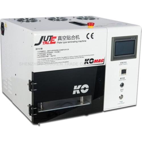 New LCD Laminating Machine LY 898 Vacuum OCA Lamination Machine with built-in defoam machine 12''inch Laminator