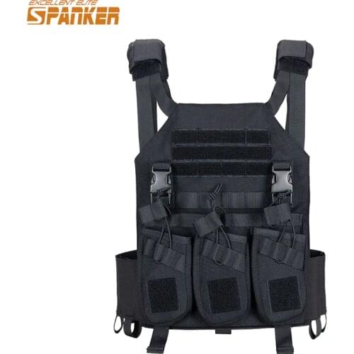 EXCELLENT ELITE Hunting Vests Outdoor Tactical Plate Vest+AK 47 Triple Ammo Clips Military Vest Tactical Military Vests