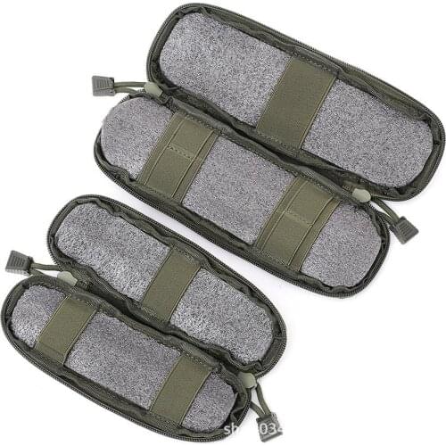 Portable Outdoor Nylon Elastic Zipper Knife Flashlight Storage Pouch Bag Case Waist Pack Camp kit organizadores дорожная сумка