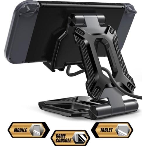 SUPCASE Portable Adjustable Desk Mount Holder Dock For iPhone iPad Air Pro Mini, Galaxy Tab,For Nintendo Switch and More 4-13