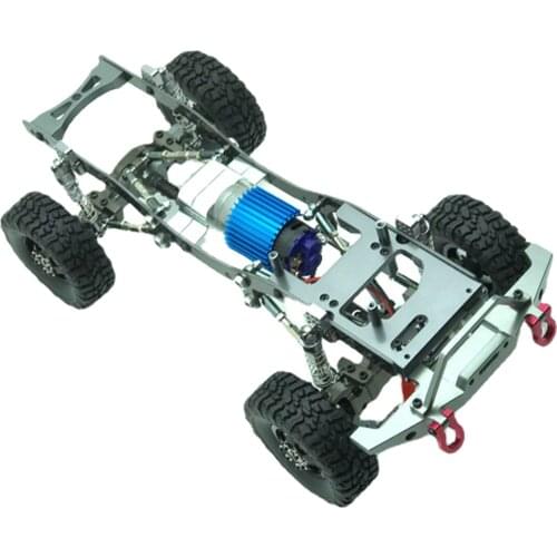 RC Chassis Car Frame 370 Motor for WPL C14 C24 1/16 RC Semi-Pickup Car DIY