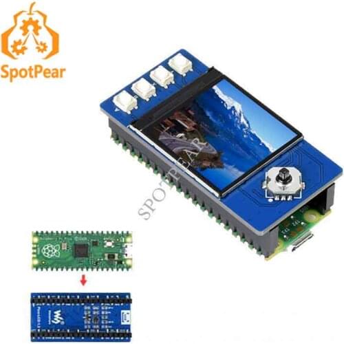 Raspberry Pi Pico 1.3inch LCD Display Module 1.3 inch Screen 65K Colors SPI 240×240