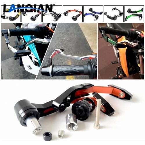 7/8" Adjustable Motorcycle Handle Bar Grips motorbike Brake Clutch Levers Protector guard for Yamaha R1 R6 R125 R15 FZ16 FZ1