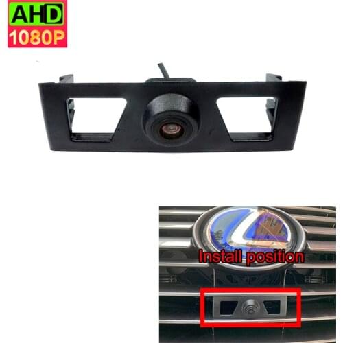 Wide Angle 1920*1080P AHD Night Vision Car Front View Logo Grille Camera for Lexus RX 2016 Firm Installation Under Car Logo
