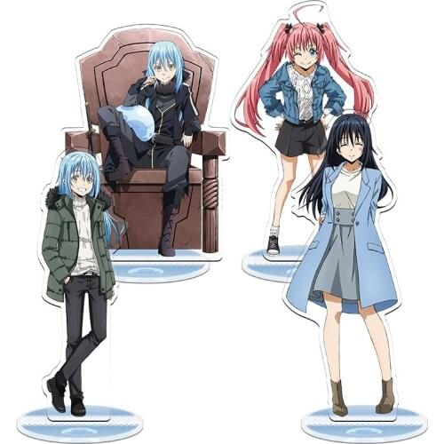 Shitara Suraimu Datta Ken Toys Double Sided Painting Acrylic Anime Toy Desktop Ornaments Toys 3D LED Night Light