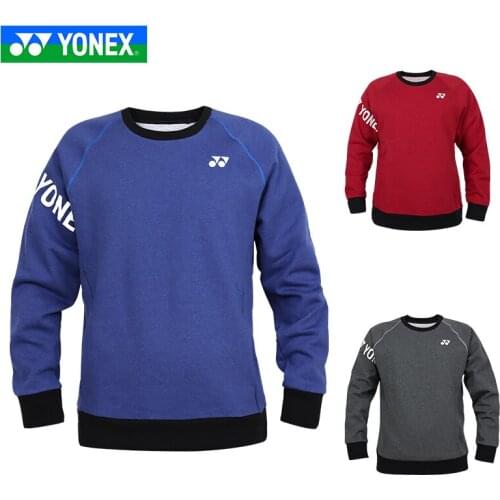 YONEX sport Jersey sports clothing sportswear badminton clothing for men women long sleeve hoodies 2021 130061 winter