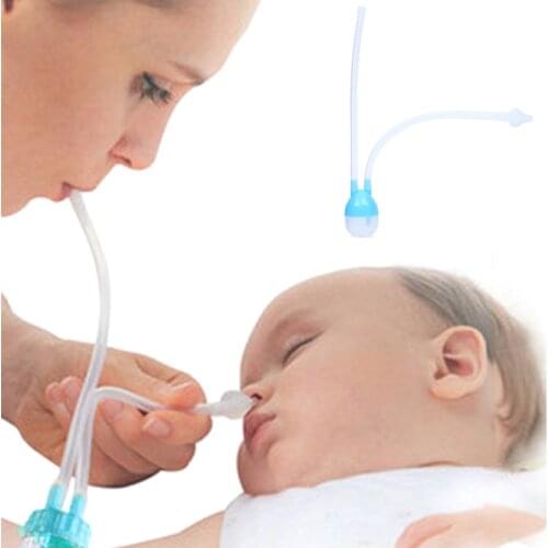 Baby Care Nasal Aspirator Silicone Baby Nose Clean Infant Wash Baby Nose Nasal Infant Preventing Backflow Aspirator Baby Safety