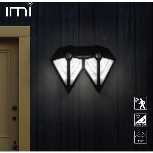 Solar Lamp Motion Sensor PIR Outdoor LED Wall Light Waterproof IP65 Street Lighting Garden Decor Yard Path Porch 108COB Lampada
