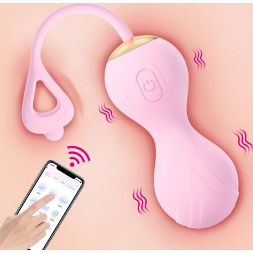 Vagina Balls G-spot Massage Women Wireless Bluetooth APP Vibrators Kegel Ball Vibrating Egg Vibrator Jumping Eggs Adult Sex Toys