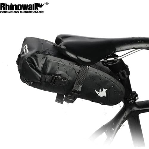 Rhinowalk Bike Bag 2.5L Waterproof Bicycle Saddle Bag Shockproof Cycling Rear Seatpost Bag MTB Bike Accessories Pouch