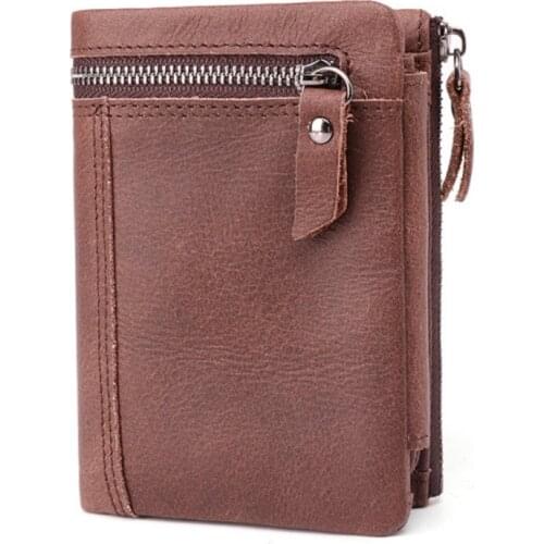 Vintage Men Wallet Cow Leather ID Credit Card Holder Clutch Coin Purse Wallet Short Wallets Men Wallet Coin Pocket