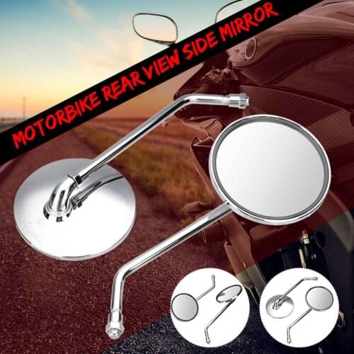 22mm(7/8") Round Motorcycle Motorbike Rearview Side Mirror Retro for Harley Davidson Sportster Ryca Motors Rear View Mirrors