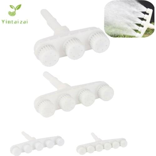 6-Head Agricultural Watering Vegetable Sprinkler Atomizing Nozzle Garden Watering Sprinkler Micro Irrigation Fittings