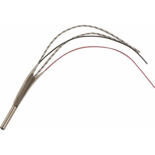 304 Stainless Steel Single Head Heating Cartridge Heater with Type K Thermocouple 10 x 100mm 220V 300W