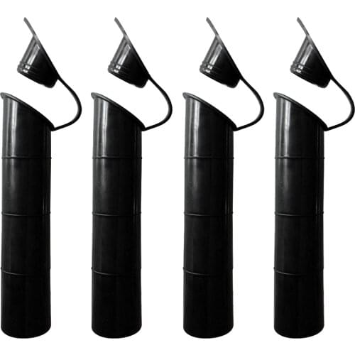 4 Pieces Fishing Rod Holder Mount Rubber Inner Sleeve Tube Liner 30 Degree
