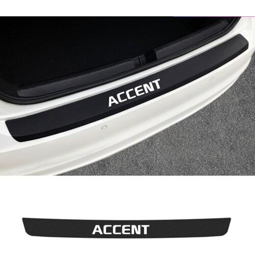 Car Sticker For Hyundai ACCENT I10 I20 I40 CRETA EQUUS IONIQ IX25 IX55 KONA EON Auto Accessories Auto Carbon Fiber Trunk Decal