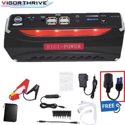 12V Car Charger Portable Power Mini Emergency Starting Device Car Jump Starter 600A SOS Light Car Booster Bank Battery Charger