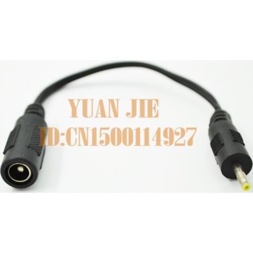 Free shipping For DC conversion cable 5.5 * 2.1 connector turn 2.5 * 0.7 connector adapter cable